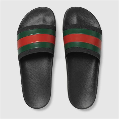 black.gucci.slides|black Gucci slides men.